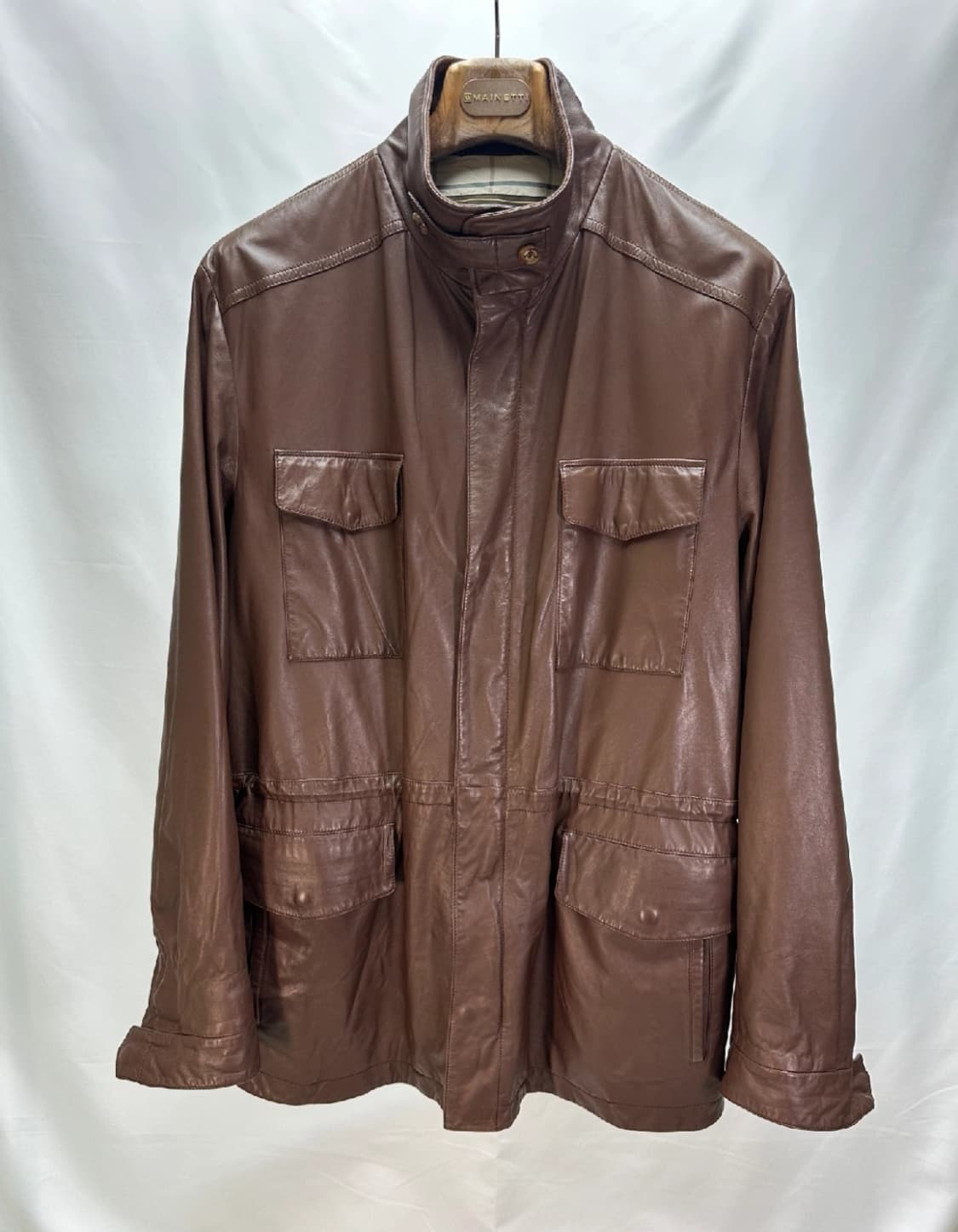 [정품인증서 포함] 로로피아나 트래블러 램스킨 자켓 56(110) 판매 상품이미지1