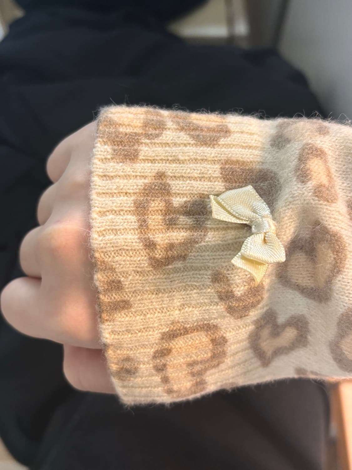 하트 레오파드 가디건 로맨틱갸루 갸루 히메갸루 로걀 라떼갸루 상품이미지4