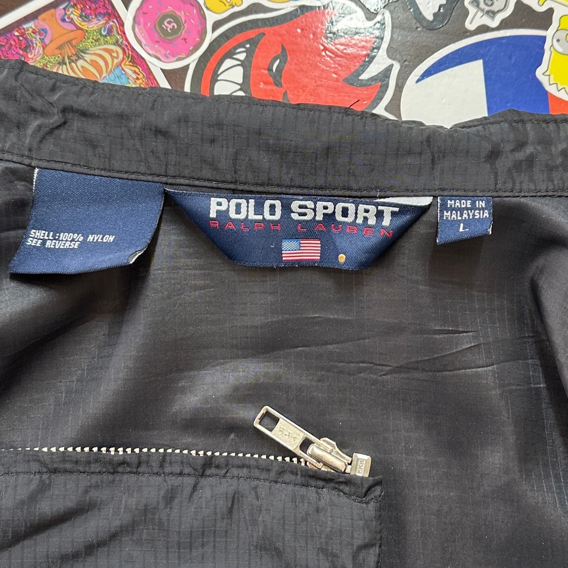 90s 폴로 스포츠 나일론 스윙탑 자켓 L 상품이미지8