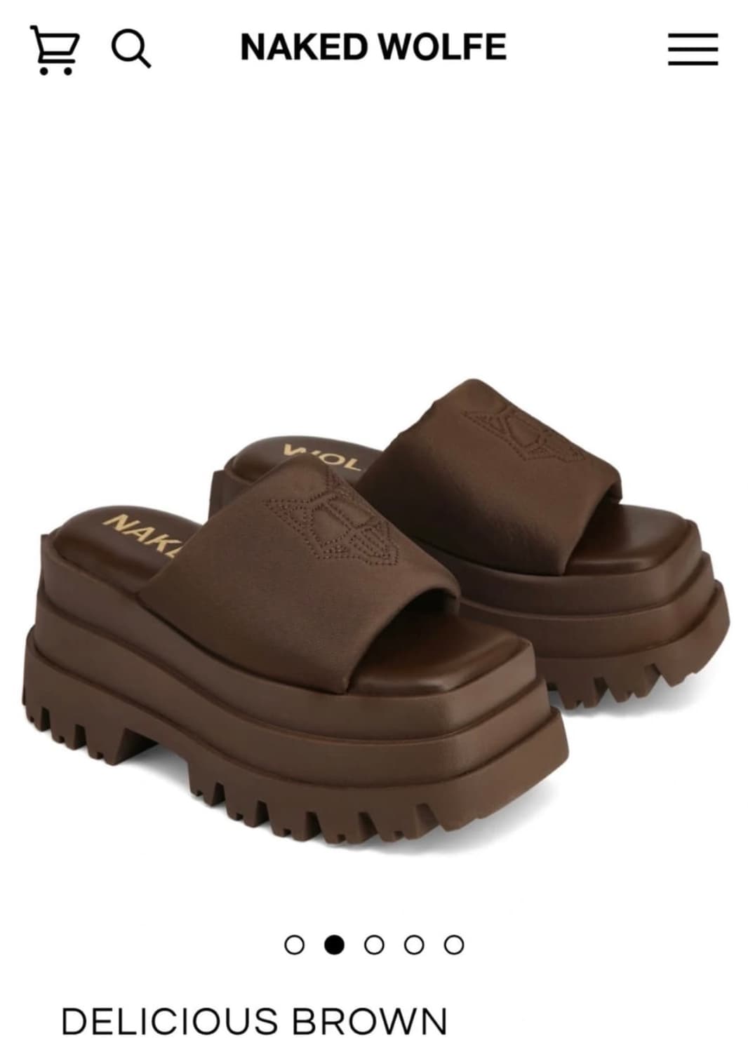 네이키드울프 브라운 슬리퍼 (240) 상품이미지2