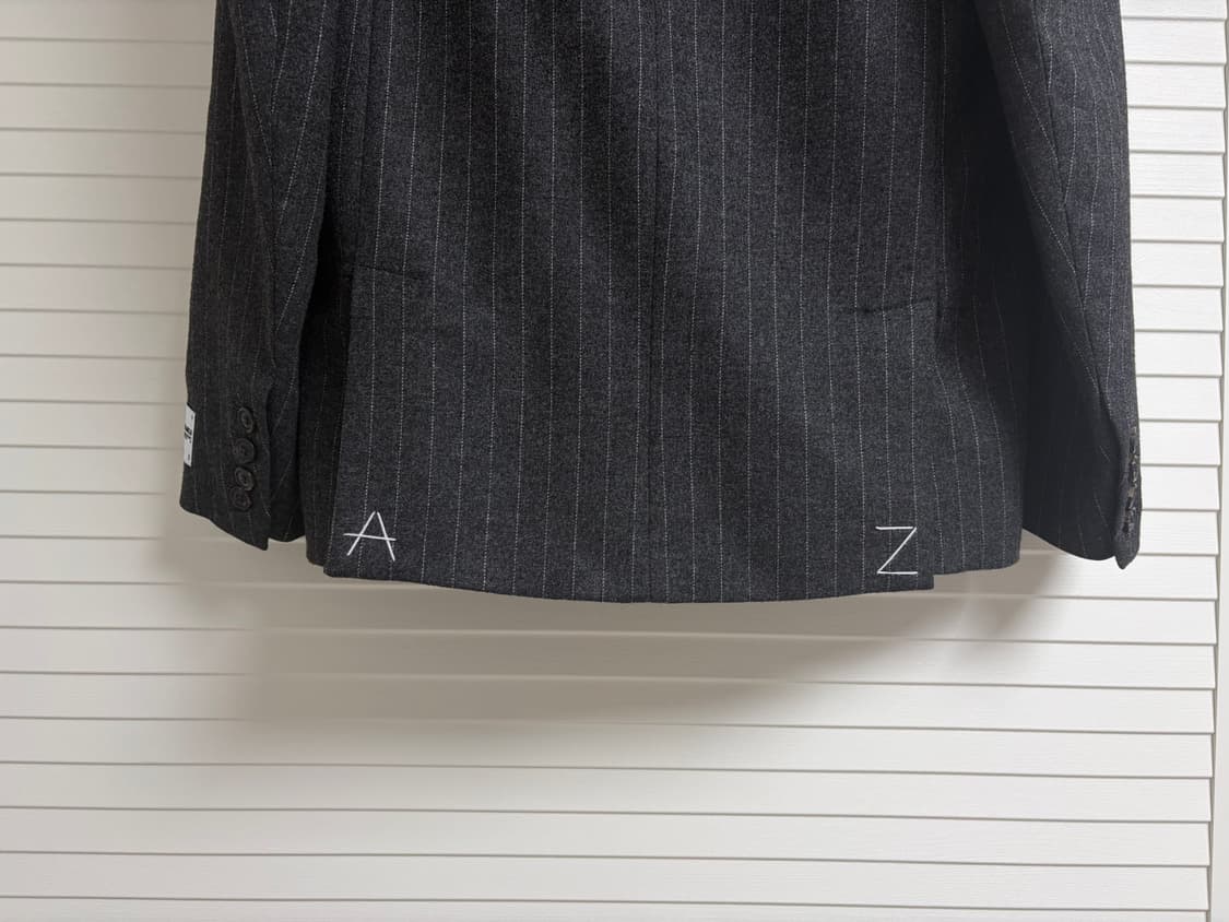 아더에러x자라 스트라이프 오버사이즈 블레이저 그레이 XS 상품이미지4