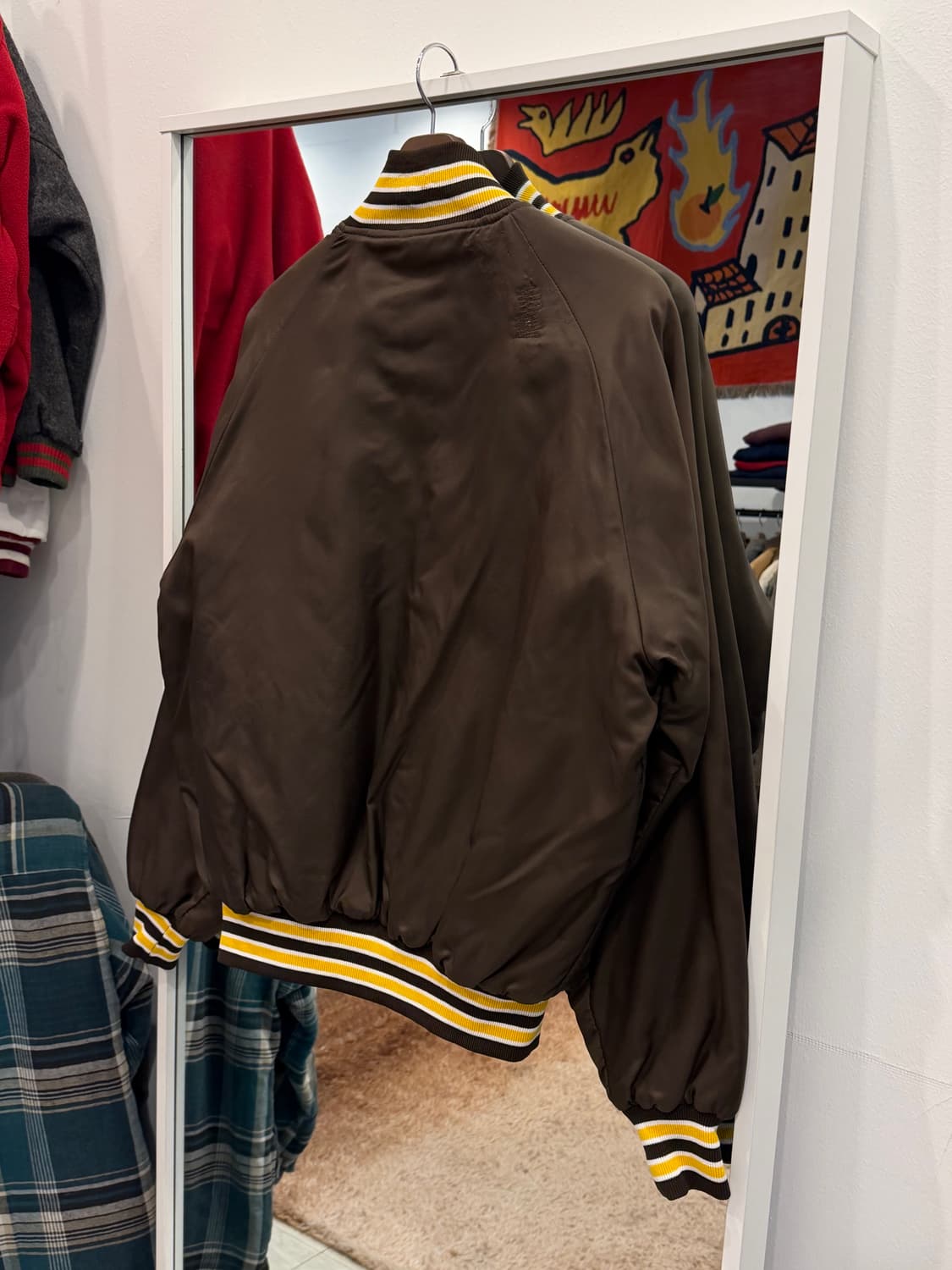 90s Butwin 빈티지 스타디움 새틴 자켓 (made in USA) 상품이미지5