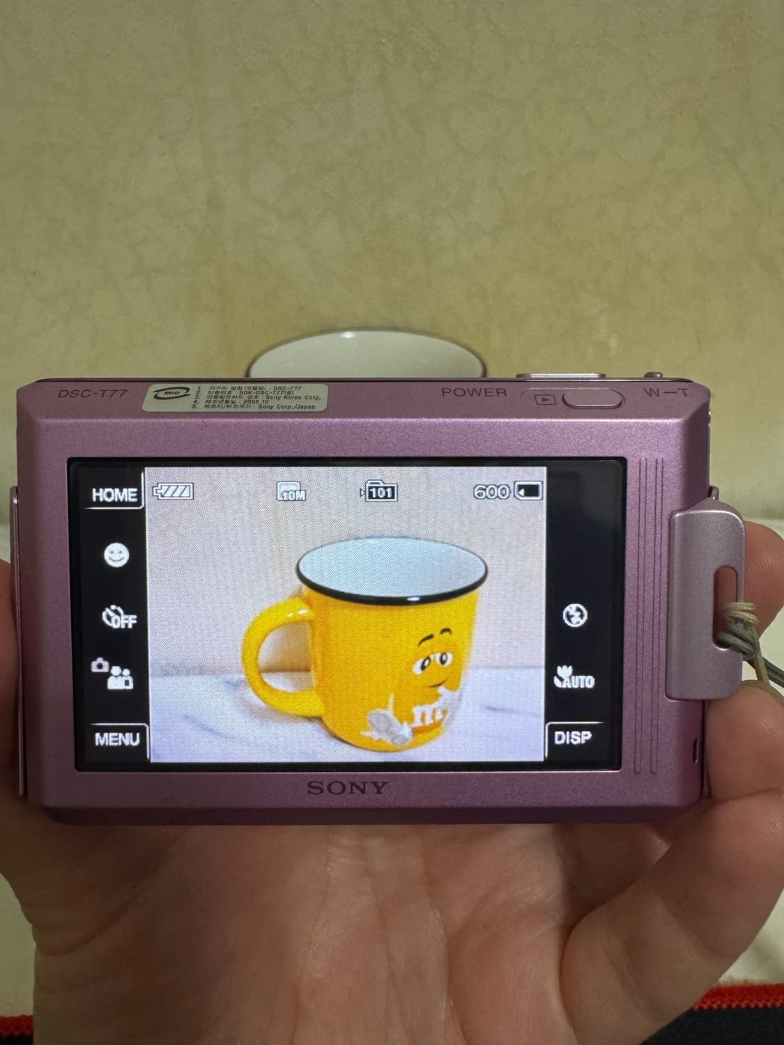 [새상품급] 소니 사이버샷  DSC-T77 핑크디카 상품이미지3