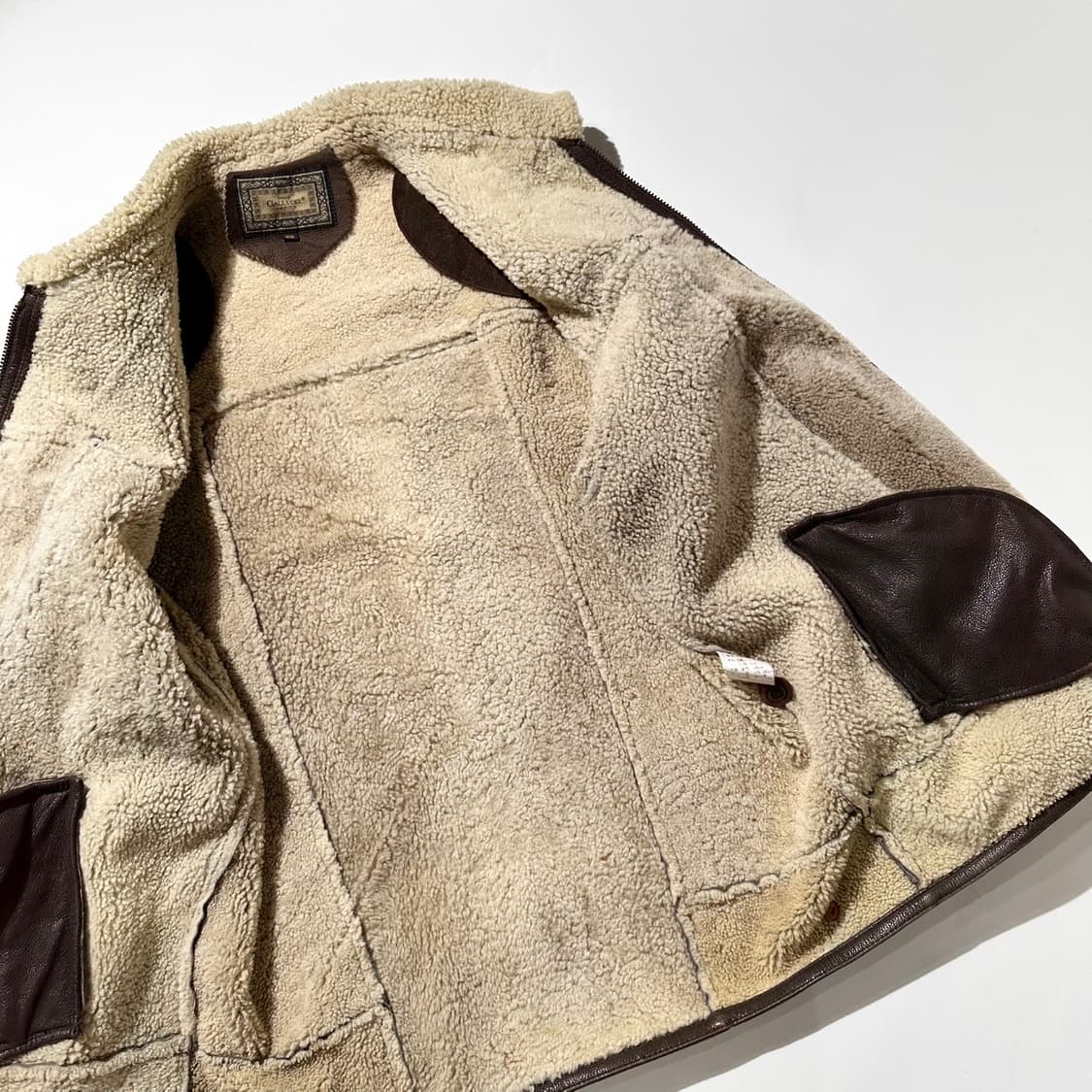 Gallucci 램스킨 시어링 무스탕 싱글 자켓 상품이미지9