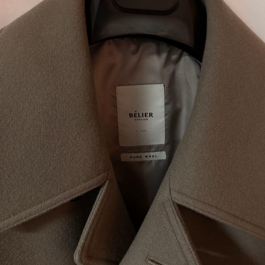 벨리에 울 발마칸코트 토프 컬러 L 상품이미지2