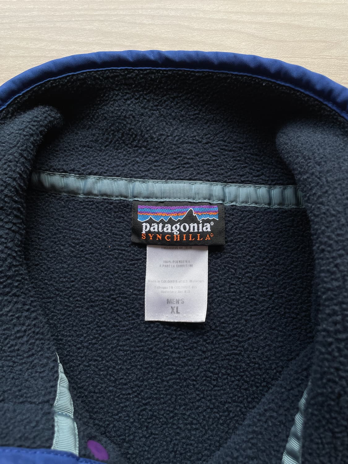 파타고니아 신칠라 네이비 블루 퍼플 상품이미지3