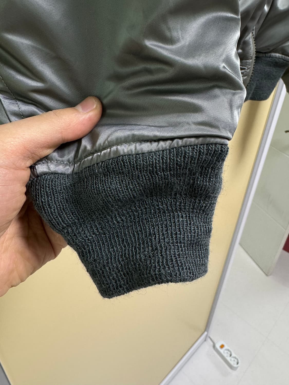 [M] 리얼맥코이 MA-1 실버그레이 상품이미지5