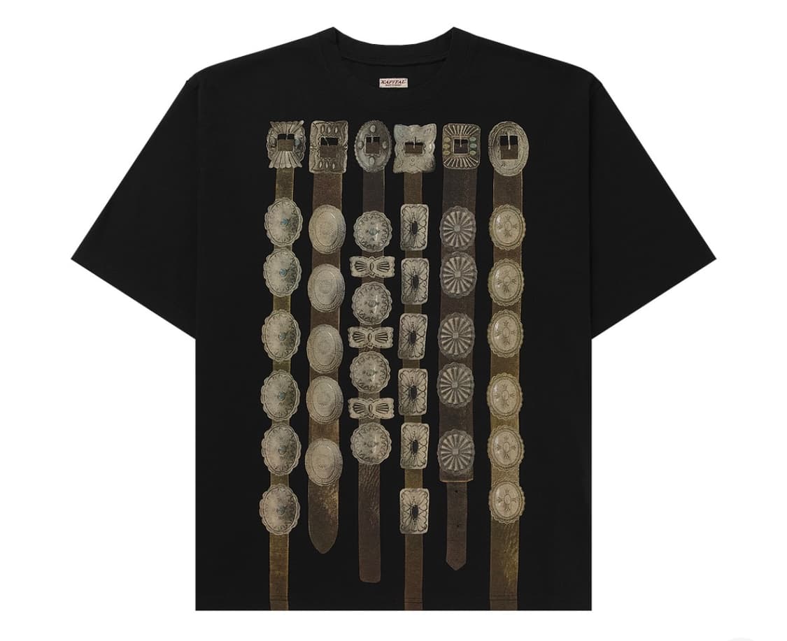 캐피탈 20 크루 티셔츠 블랙 상품이미지1