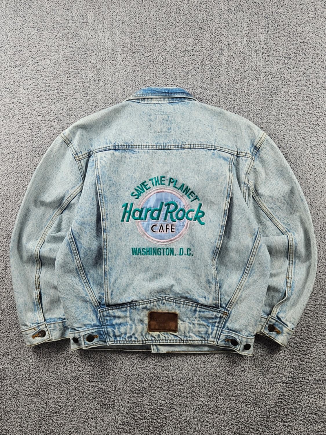 하드락카페 자수 백로고 데님 트러커 자켓 ( S ) / 9409 상품이미지1