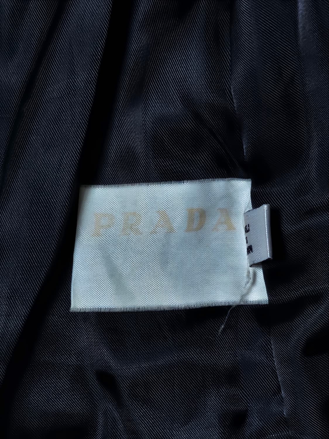 프라다 퍼 야상 패딩자켓 블랙 상품이미지5