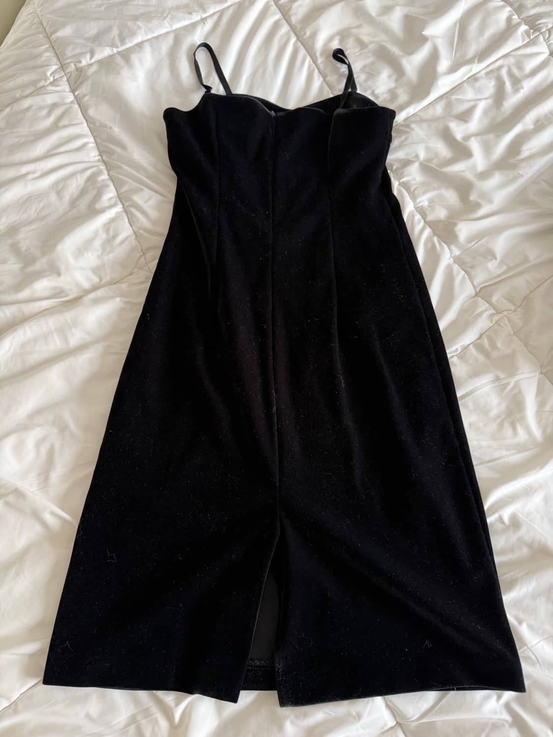 베니토 벨벳 나시 롱 뷔스티에 원피스 상품이미지4