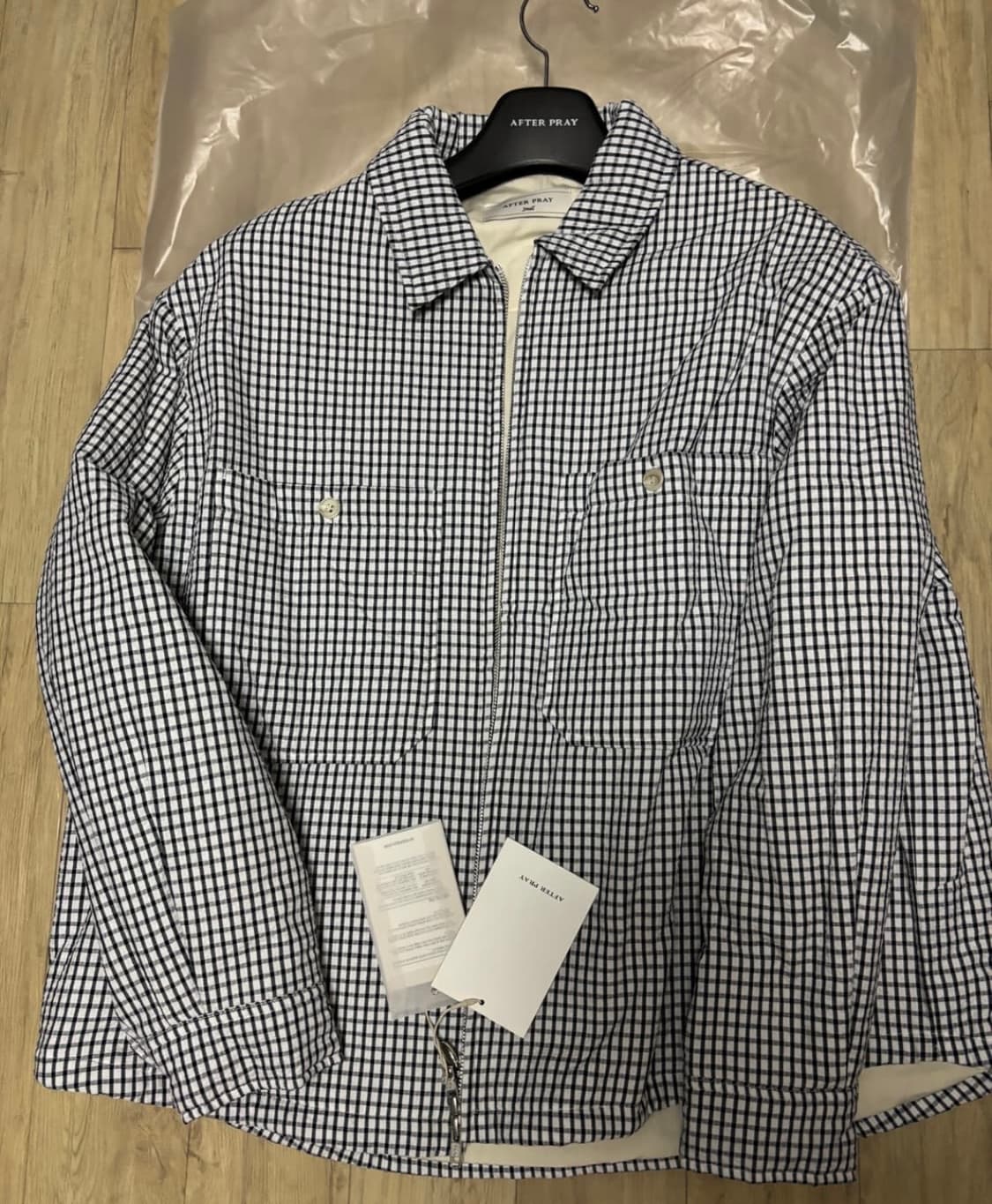 애프터 프레이 패디드 셔츠 자켓 셔켓 s 상품이미지2