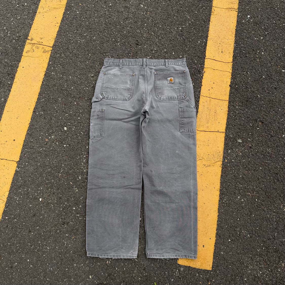 OG 칼하트 B01 GVL 더블니 카펜터 팬츠 상품이미지5