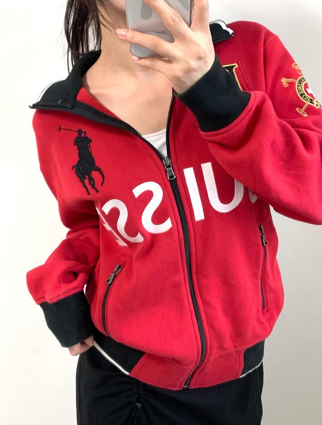 Polo by RalphLauren 폴로 빅포니 레드 집업 상품이미지1