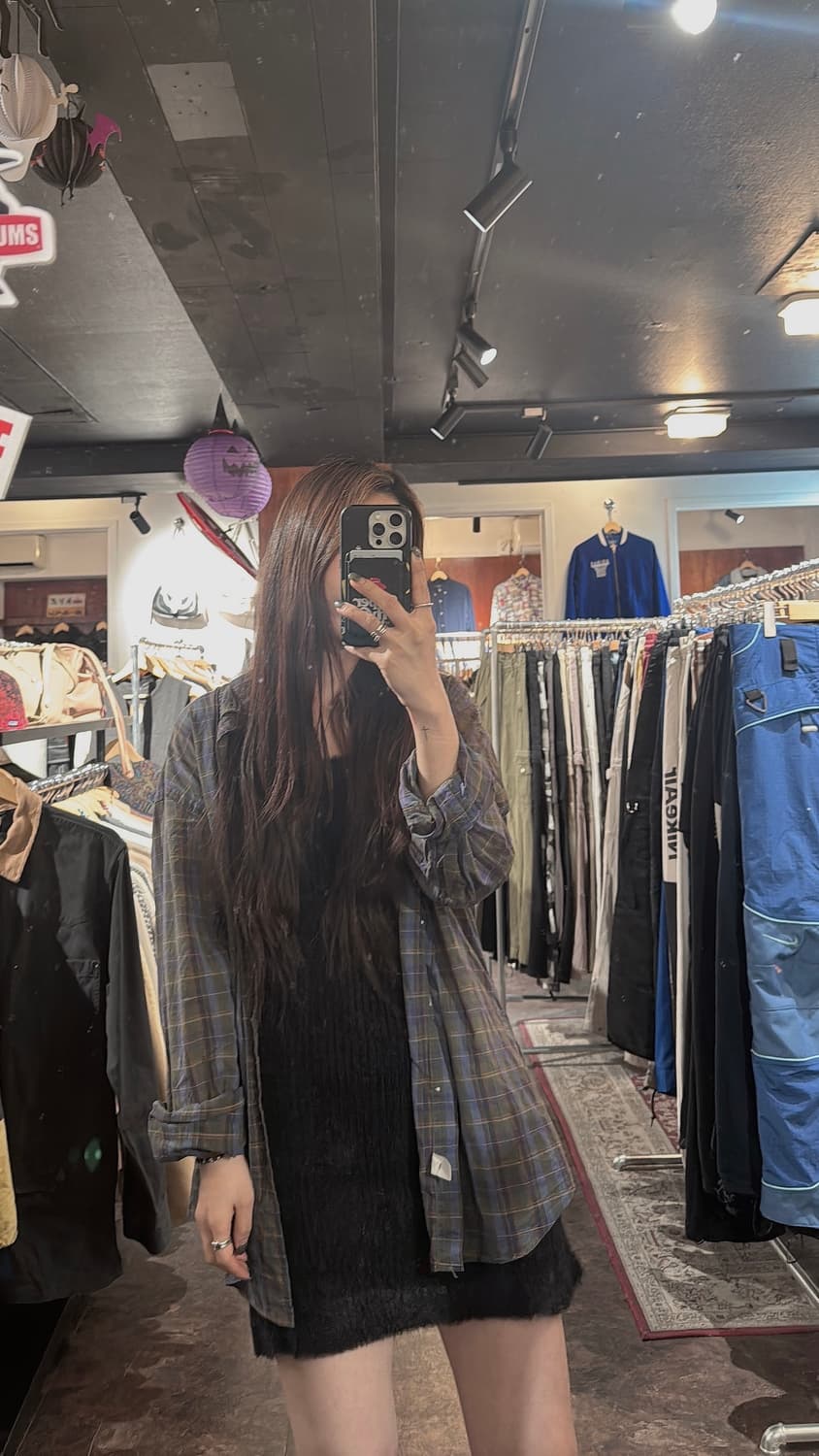 SCULPTOR 스컬프터 퍼 벨벳 블랙 미디 원피스 새상품 상품이미지10