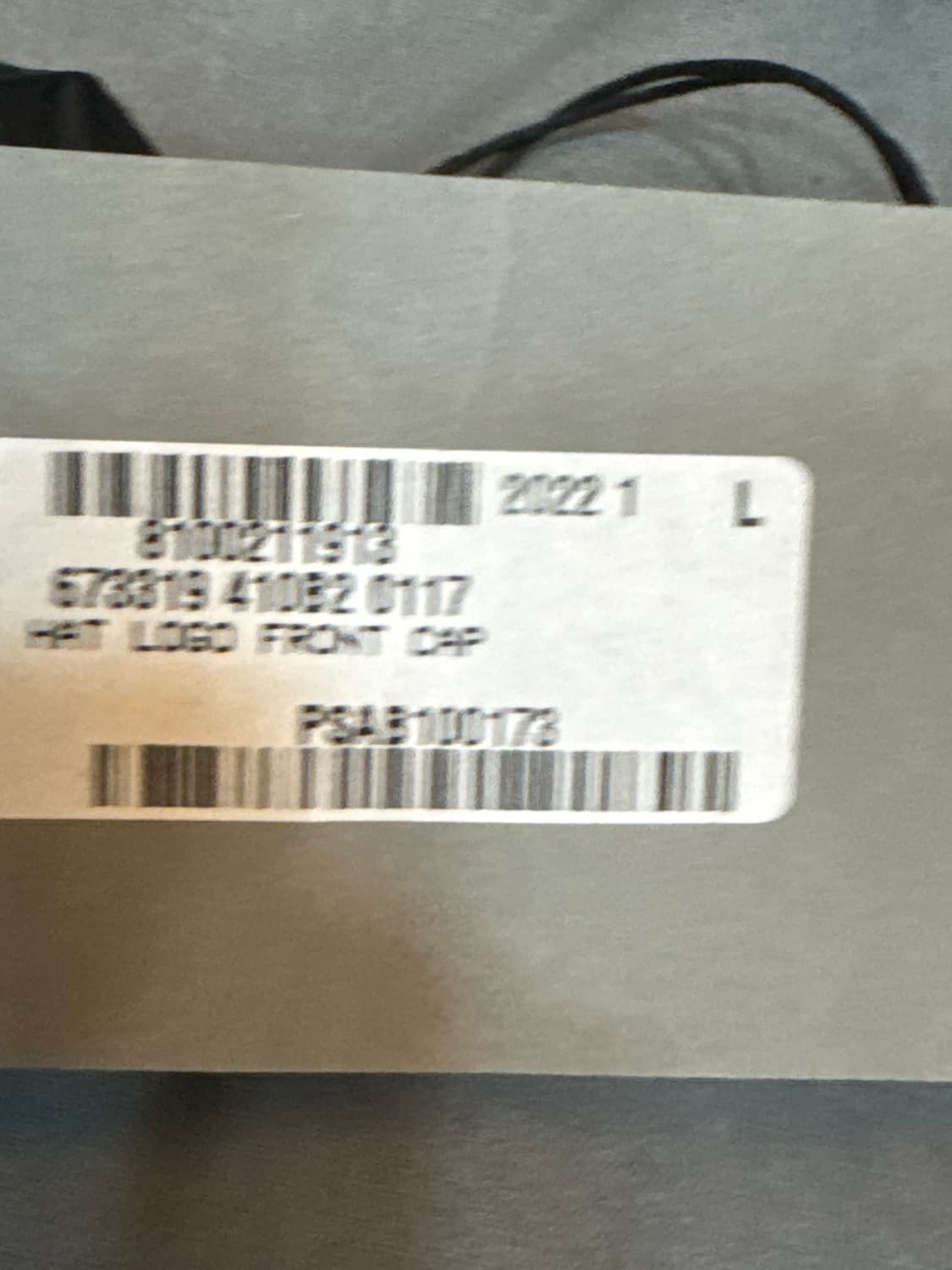 발렌시아가 빈티지 워싱자수 볼캡  상품이미지4