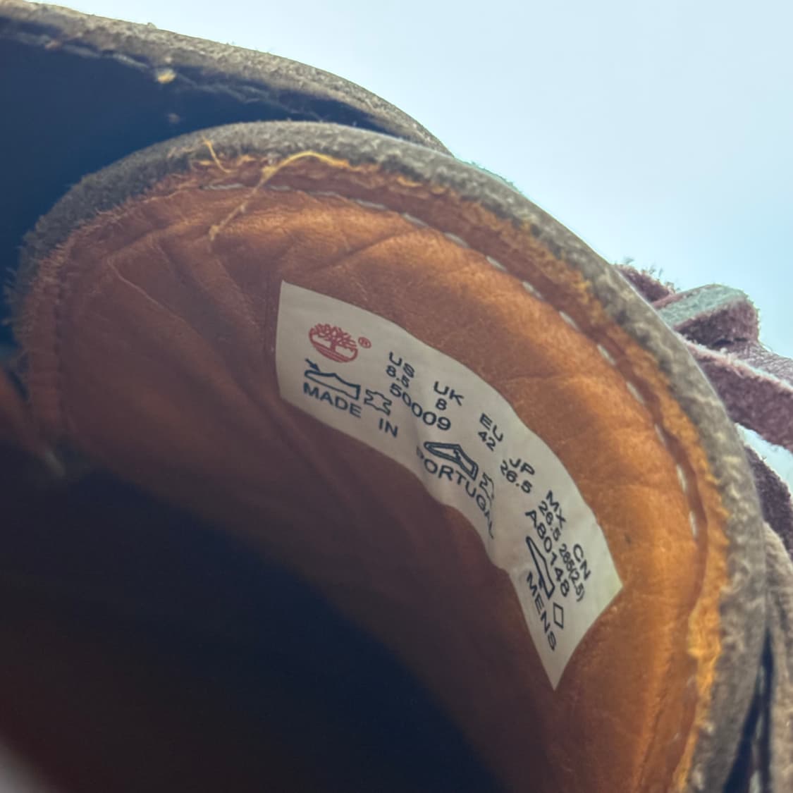 팀버랜드 보트슈즈 버건디 265 상품이미지7