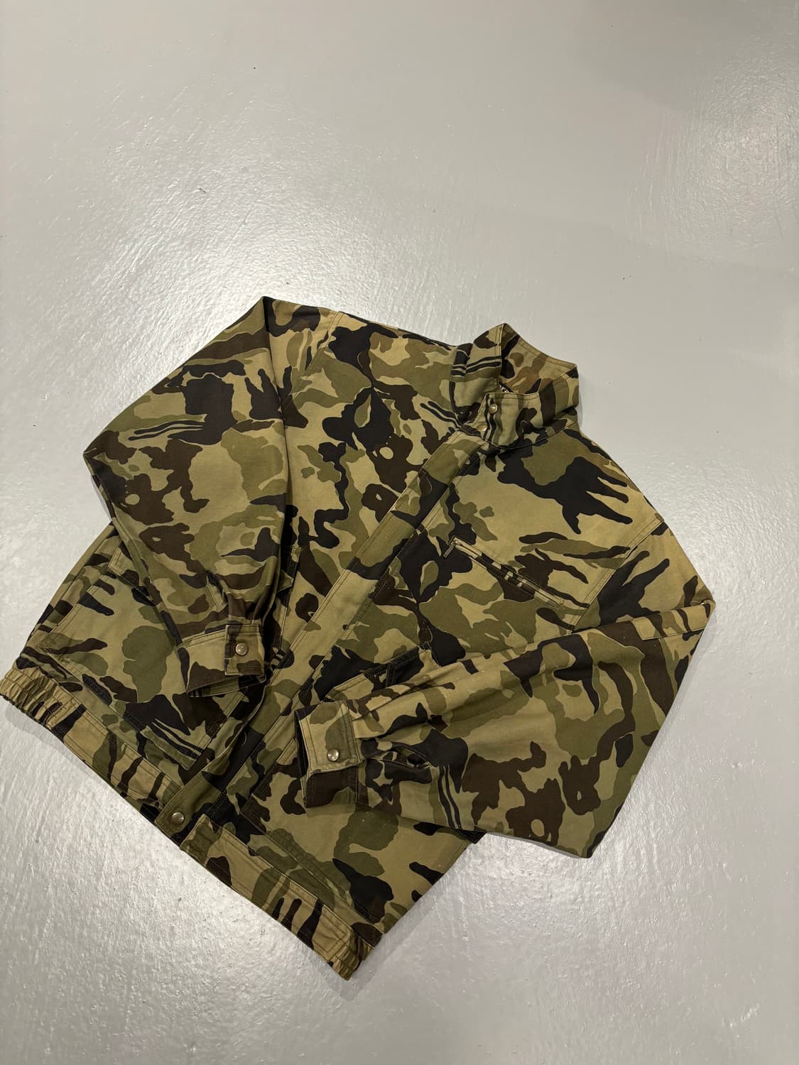 빈티지 카모플라주 패턴 자켓   상품이미지5