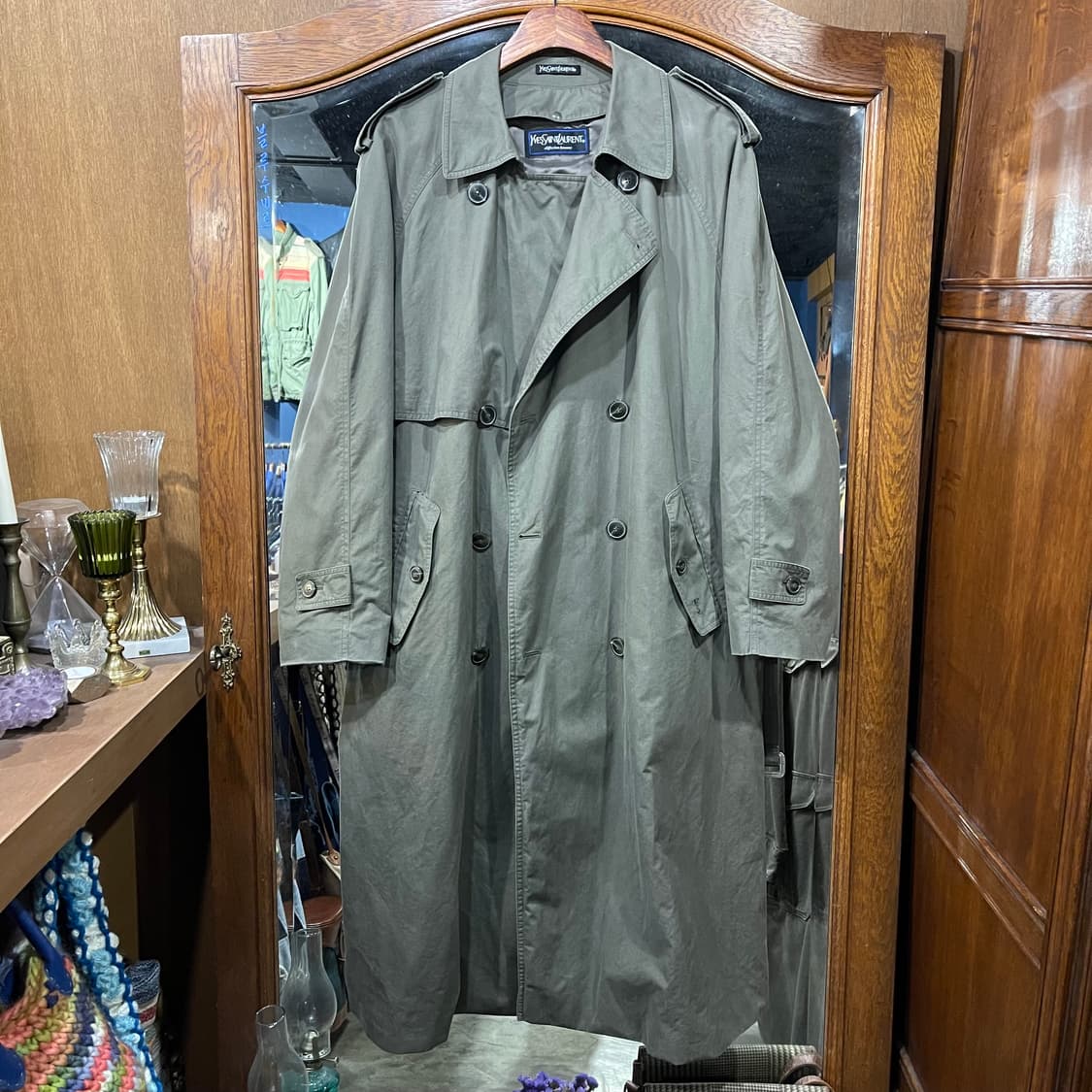 YSL 입생로랑 트렌치 롱 코트 상품이미지2