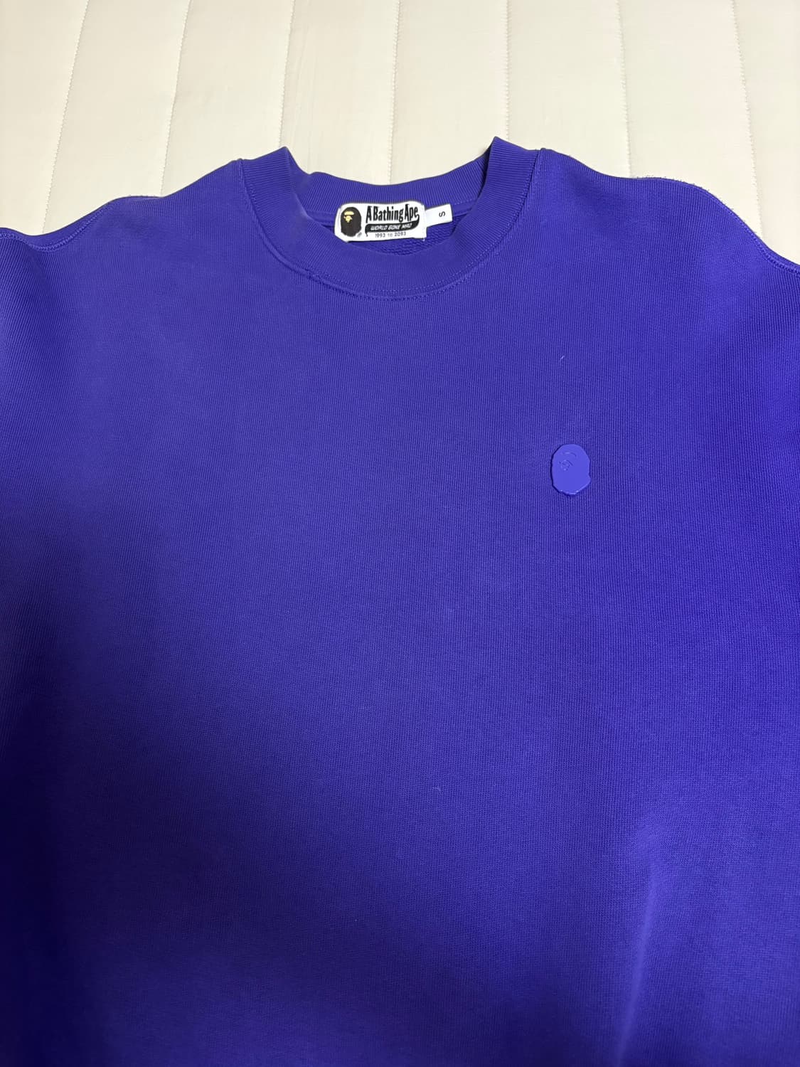 베이프 스웻셔츠 퍼플 상품이미지1