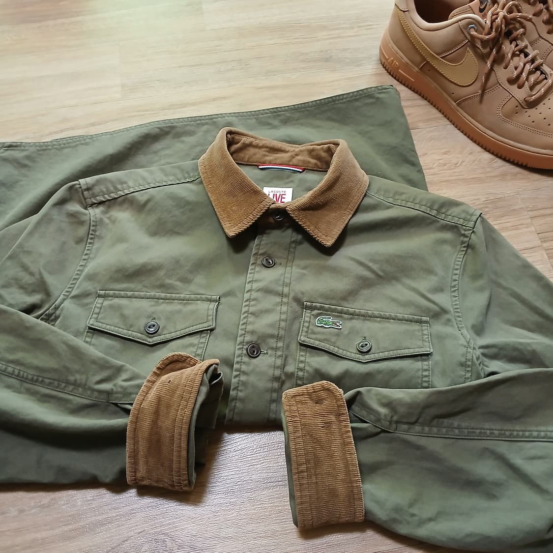 LACOSTE 라코스테 코듀로이 헌팅 셔츠 자켓 상품이미지1