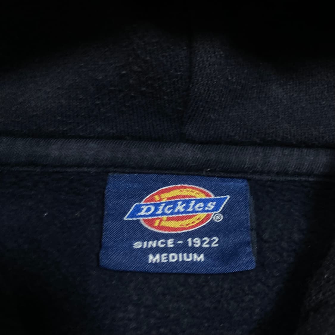 디키즈 y2k 스몰 로고 네이비 후드 집업 상품이미지3