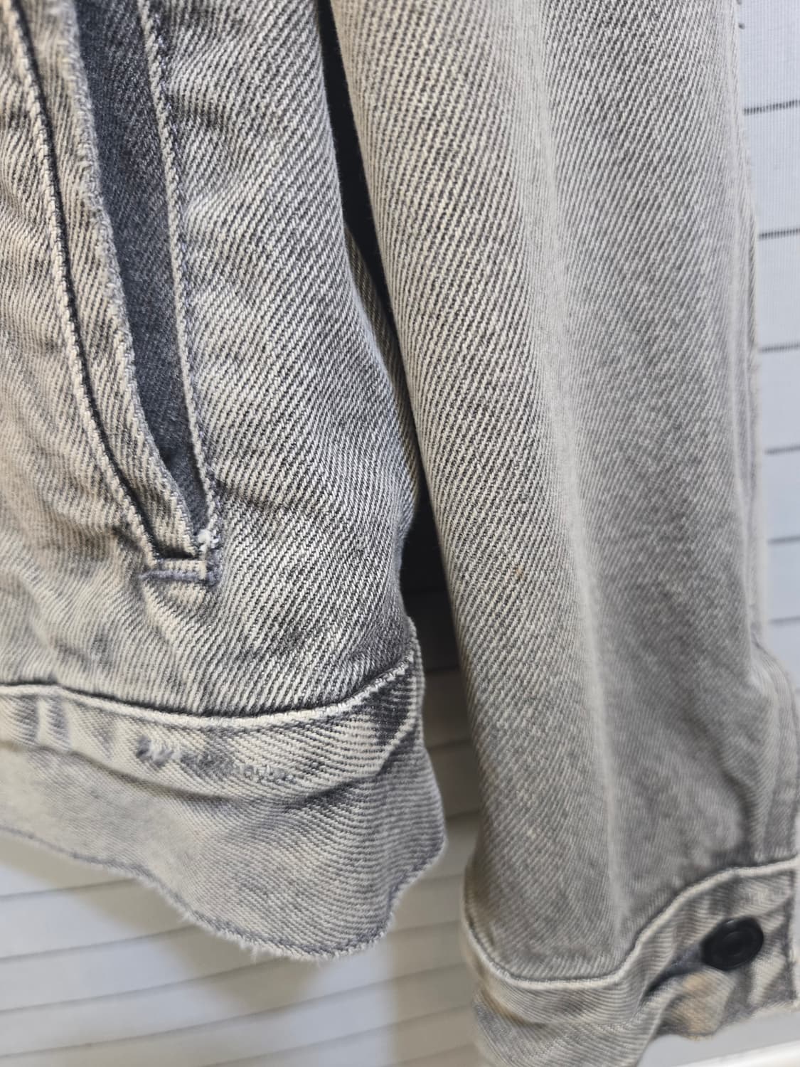 올세인츠 데님워싱 그레이ㅏ켓 상품이미지9