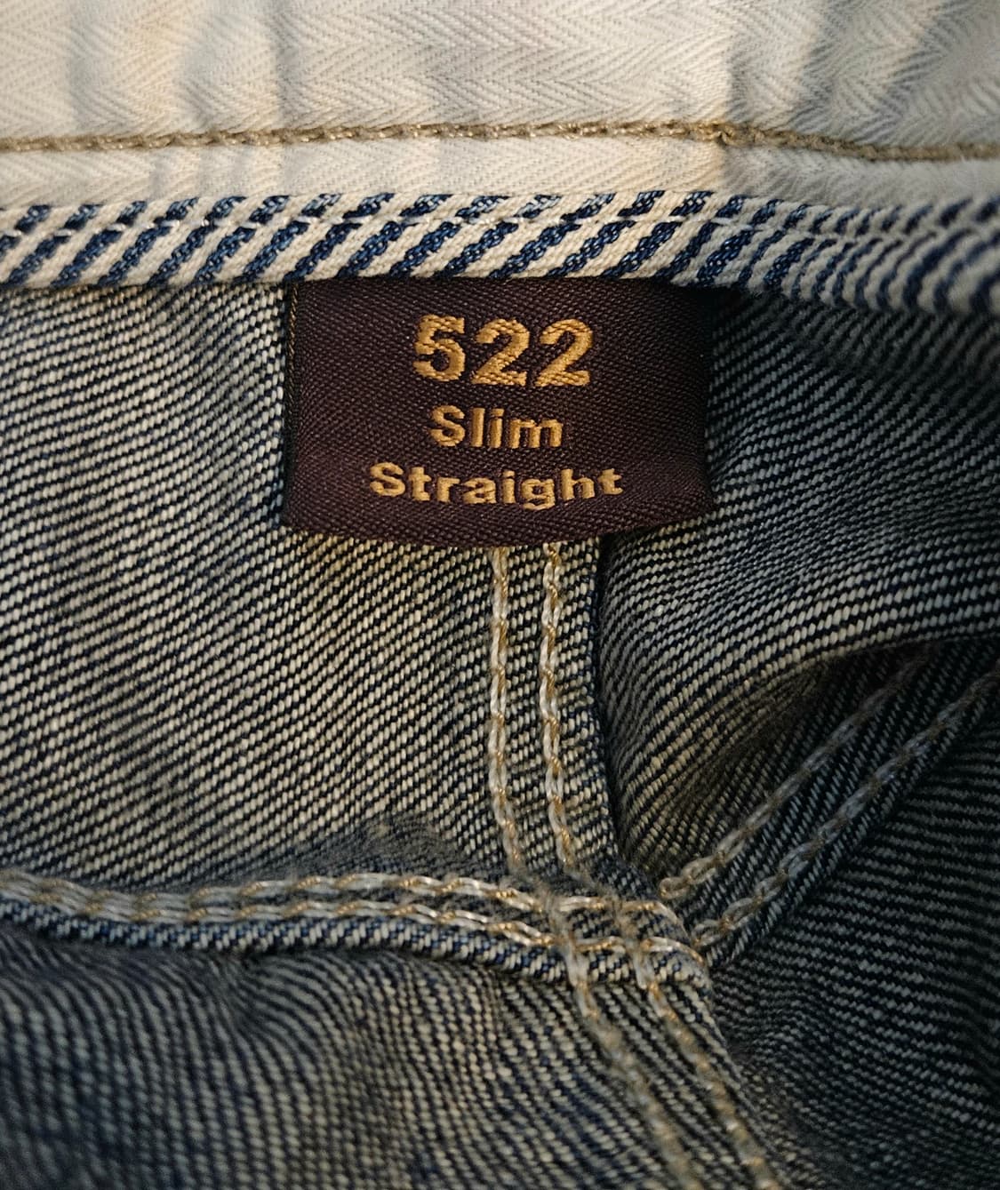 리바이스 522 슬림 스트레이트 데미지 워싱진 상품이미지8