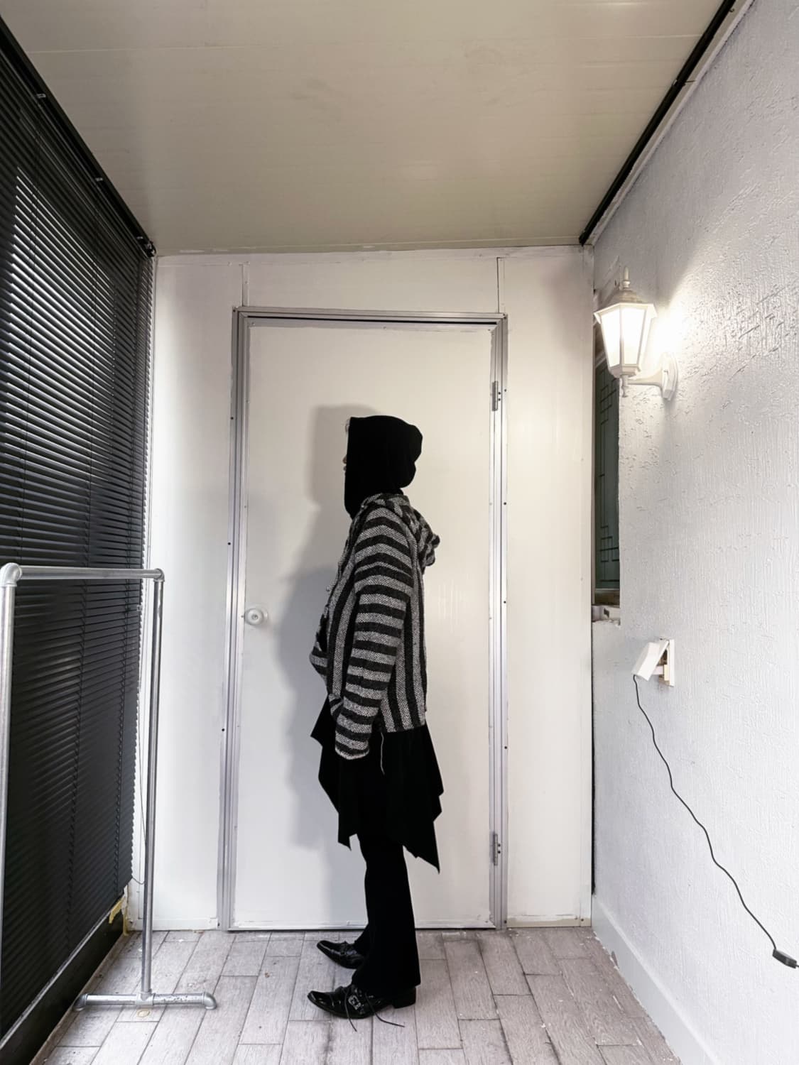 mexican hood black & gray 상품이미지3
