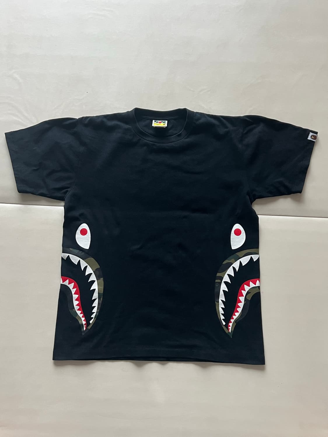 베이프 BAPE 티셔츠 블랙 M 상품이미지1