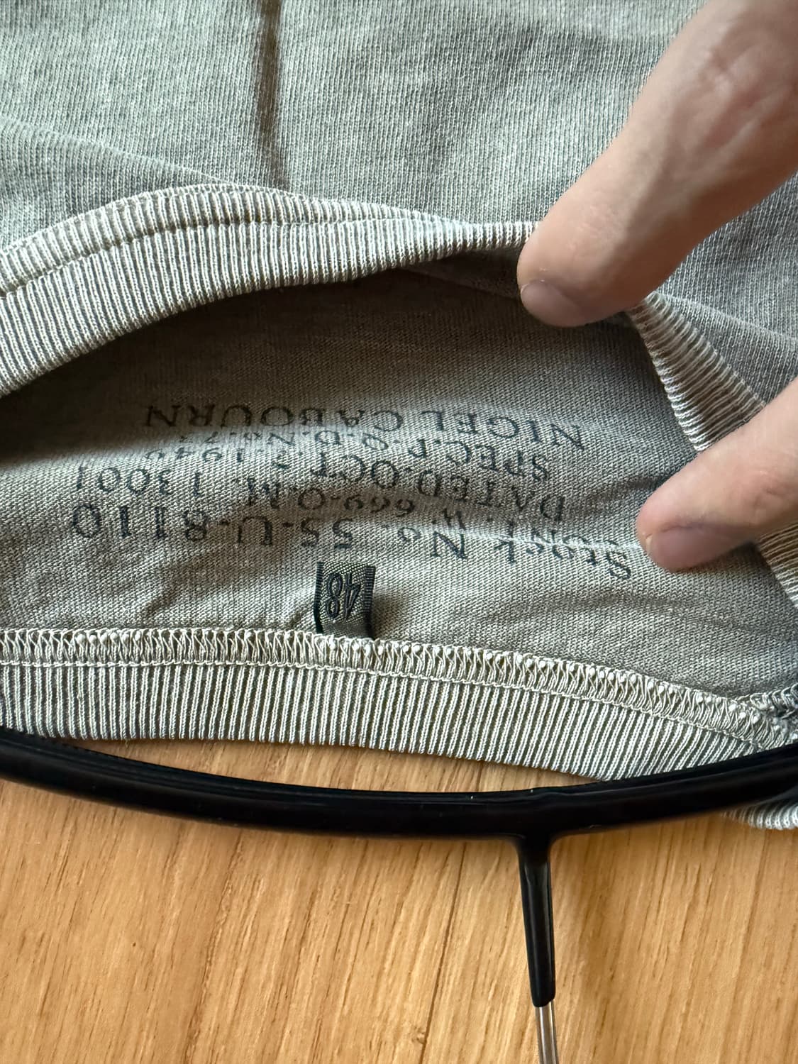 나이젤카본 5.6oz 베이직 피그먼트 티셔츠 상품이미지3