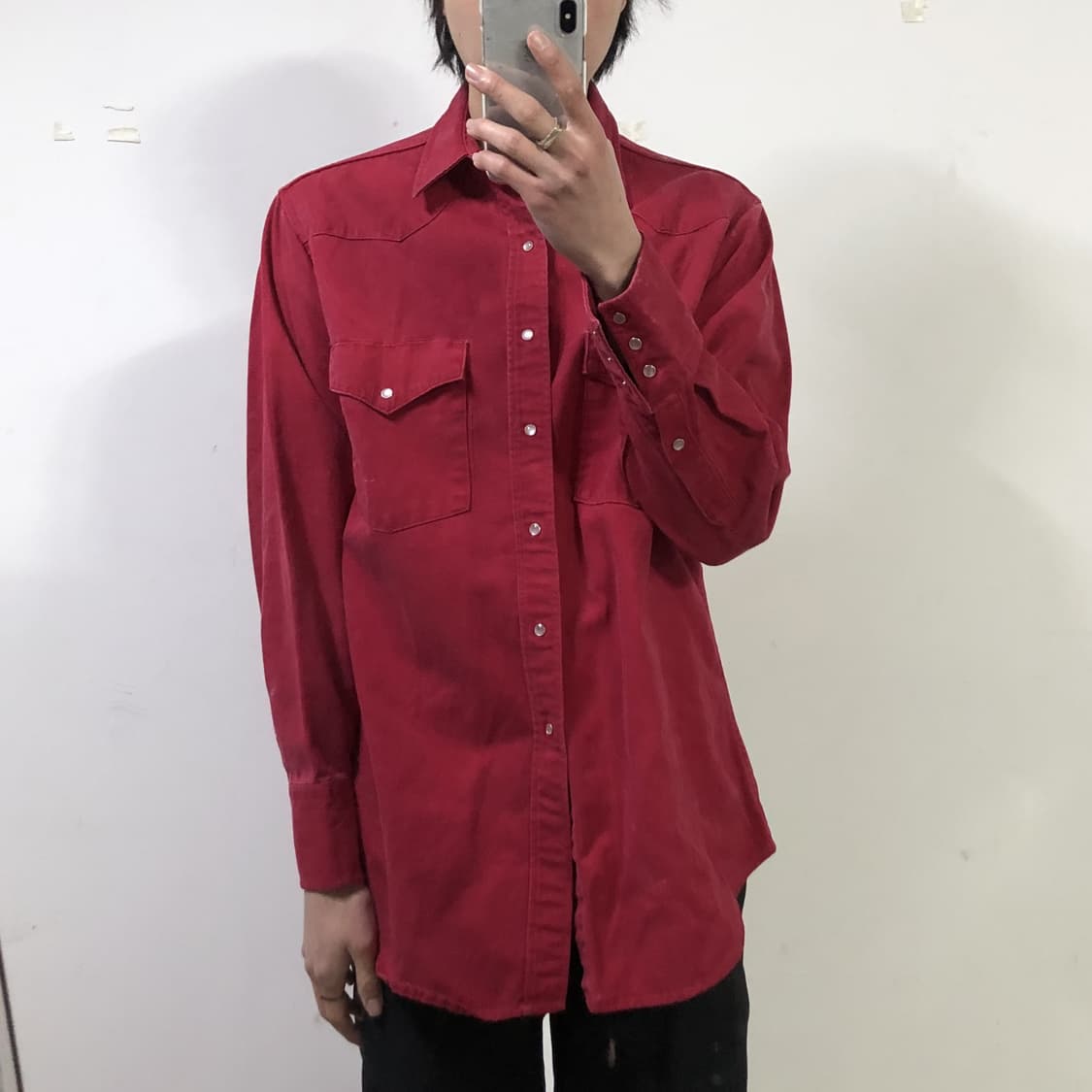 80s 칼하트 웨스턴 셔츠  상품이미지3