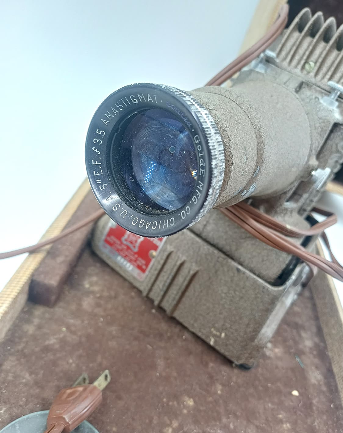 미국 빈티지 슬라이드 프로젝터 인테리어 소품 램프 영화 영사기 상품이미지2