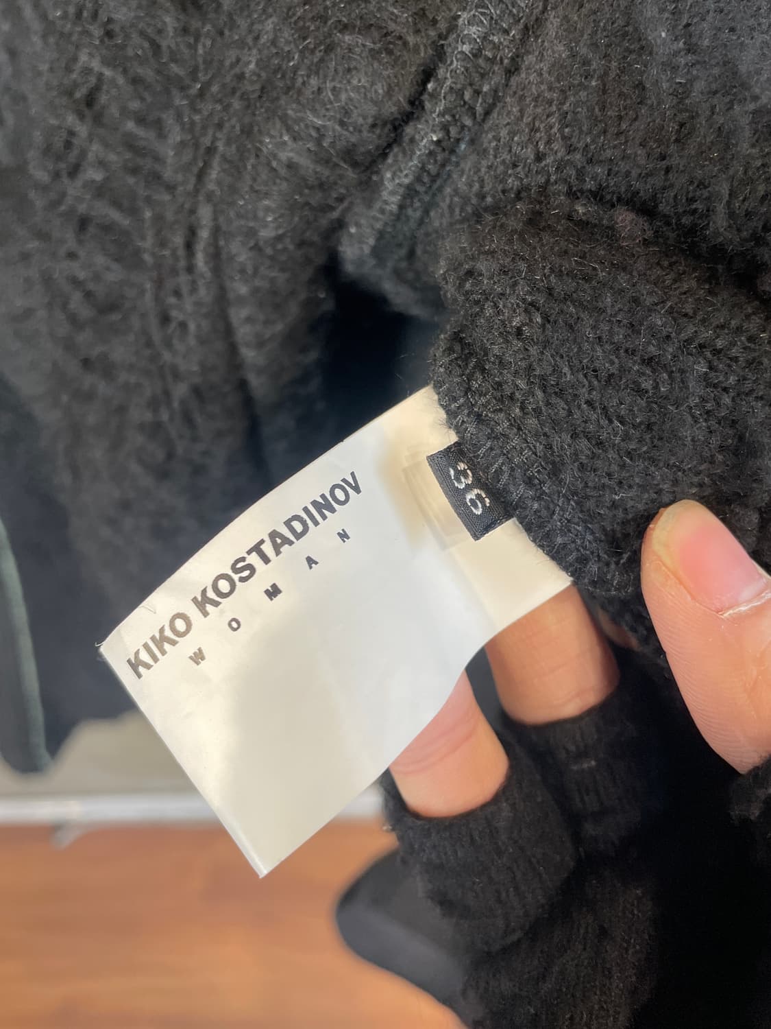 24aw 키코 코스타디노브 모헤어 드레스 상품이미지8