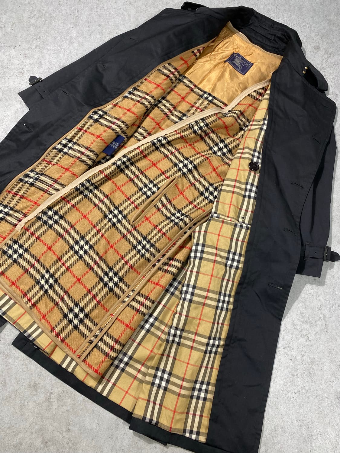 [105] 90s Burberrys 버버리 블랙 트렌치 코트 상품이미지6