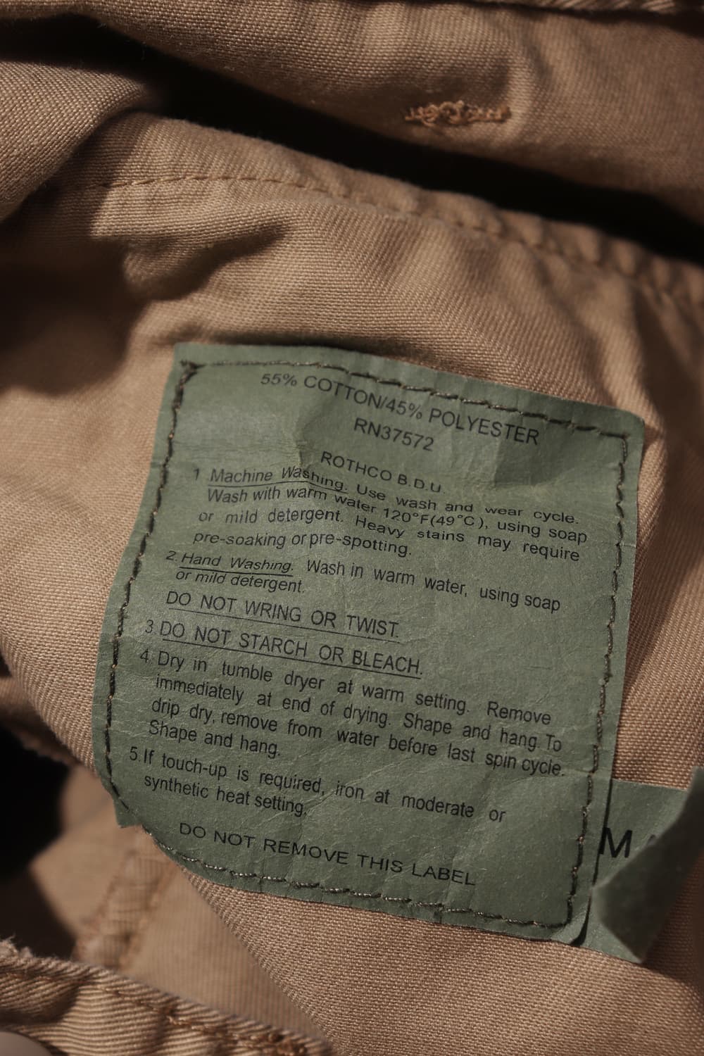 ROTHCO B.D.U 카고 팬츠 women XS 상품이미지6