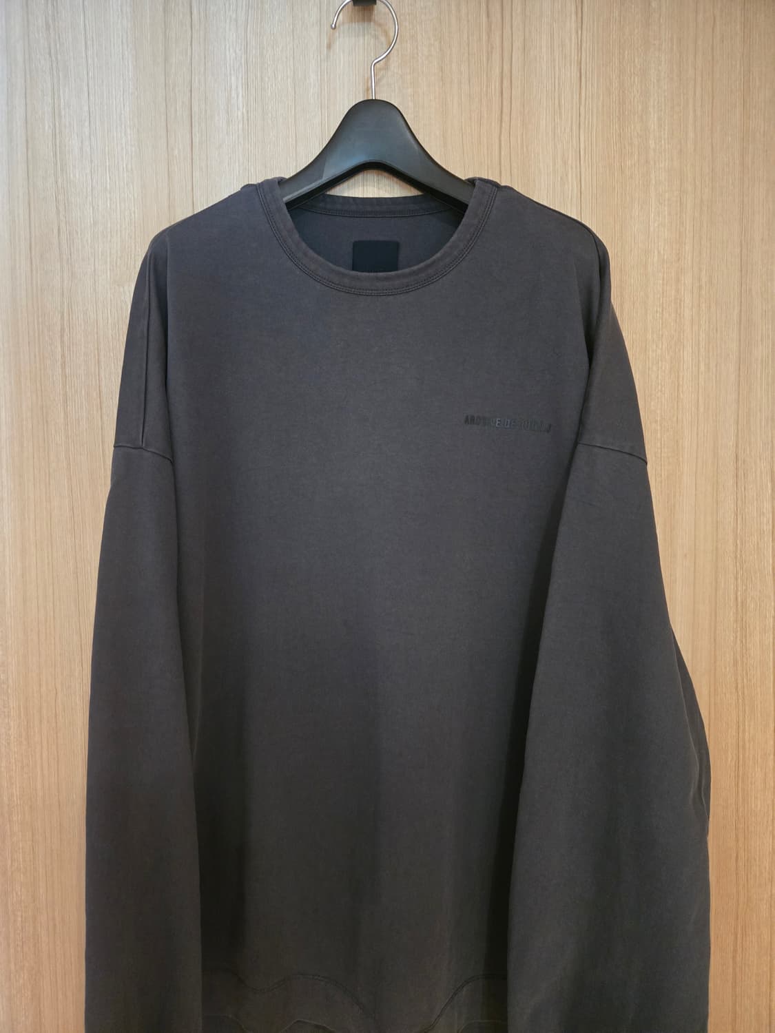 준지(Juun.J) 아카이브 맨투맨 다크그레이 / 105사이즈 상품이미지1