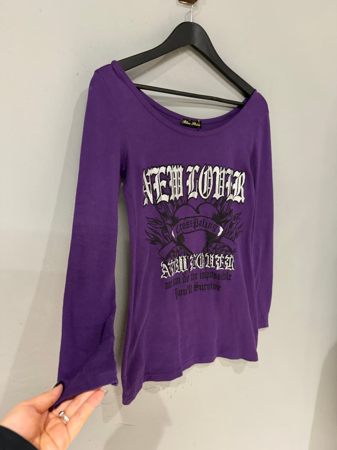 y2k printing detail long sleeve 상품이미지7