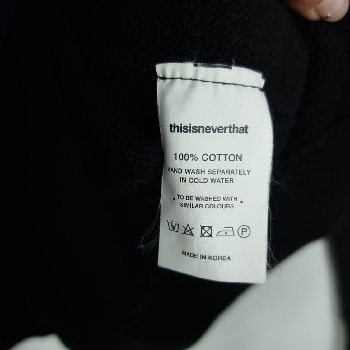 [디스이즈네버댓] 그래픽 프린팅 아수라 배색 맨투맨 M18502 상품이미지9