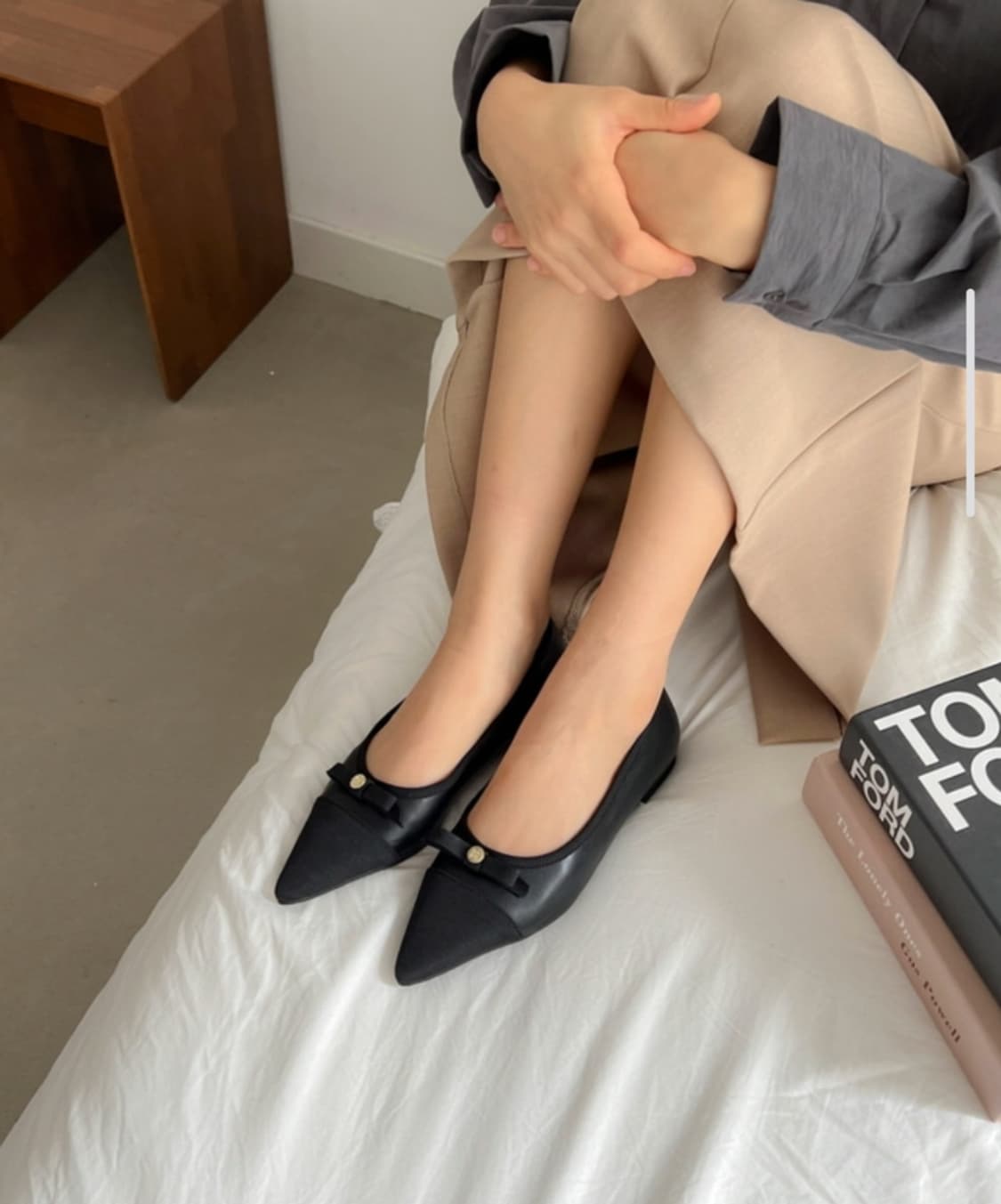 새상품)까듀 플랫슈즈 245 상품이미지2
