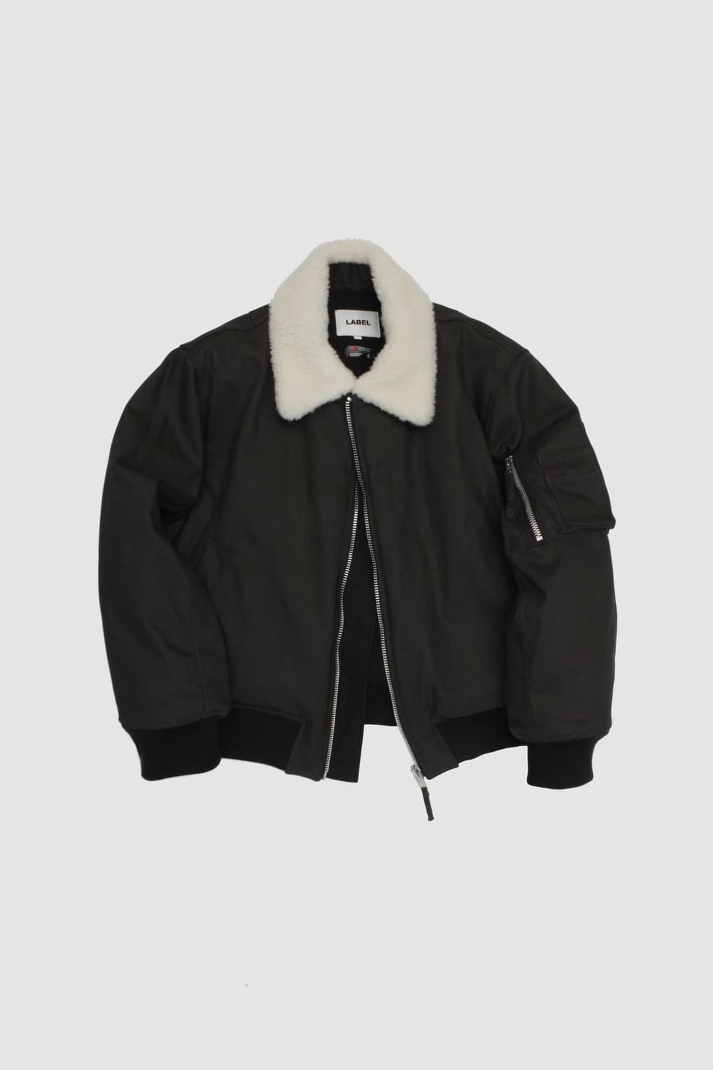 1 라벨아카이브 shearling bomber jacket 점퍼 패딩 상품이미지1