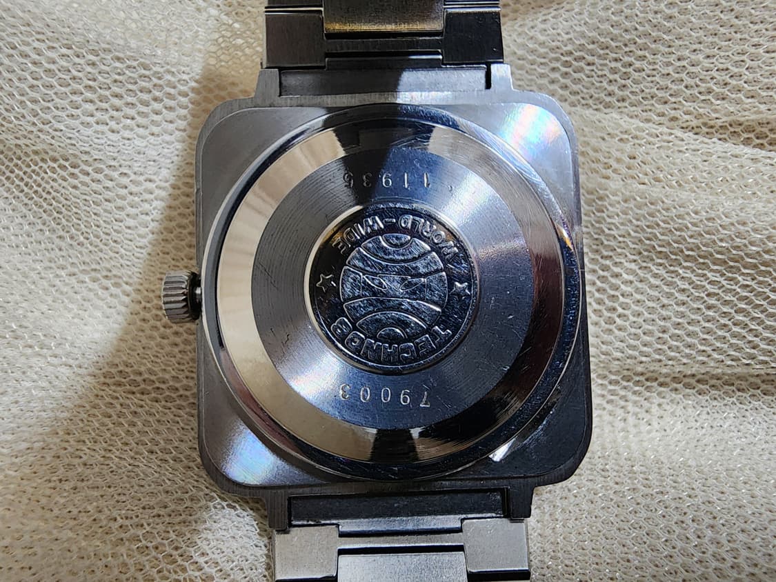 스위스 테크노스 79003 사각 오토매틱 빈티지시계 상품이미지5