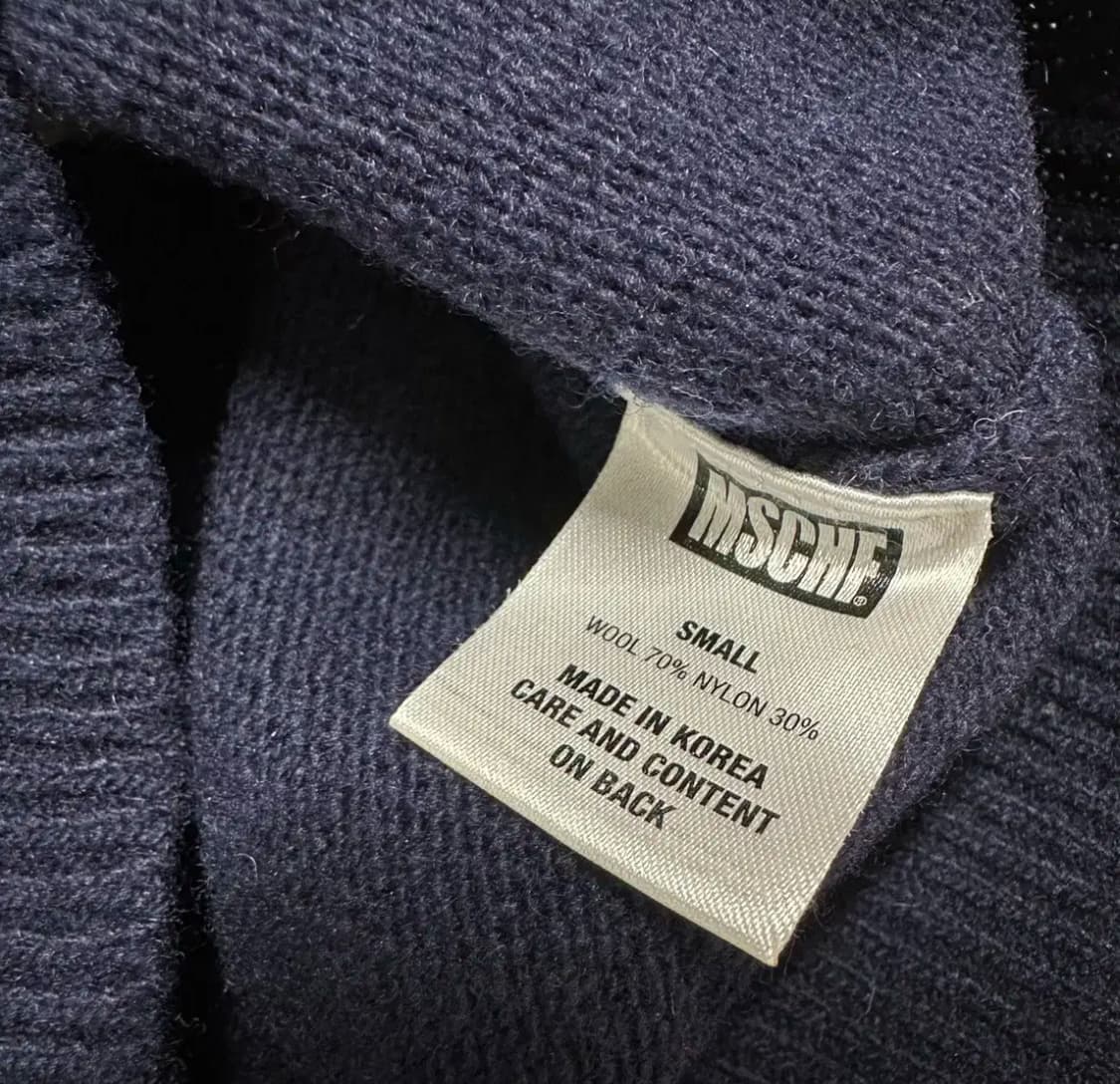 미스치프 아가일 니트 상품이미지3