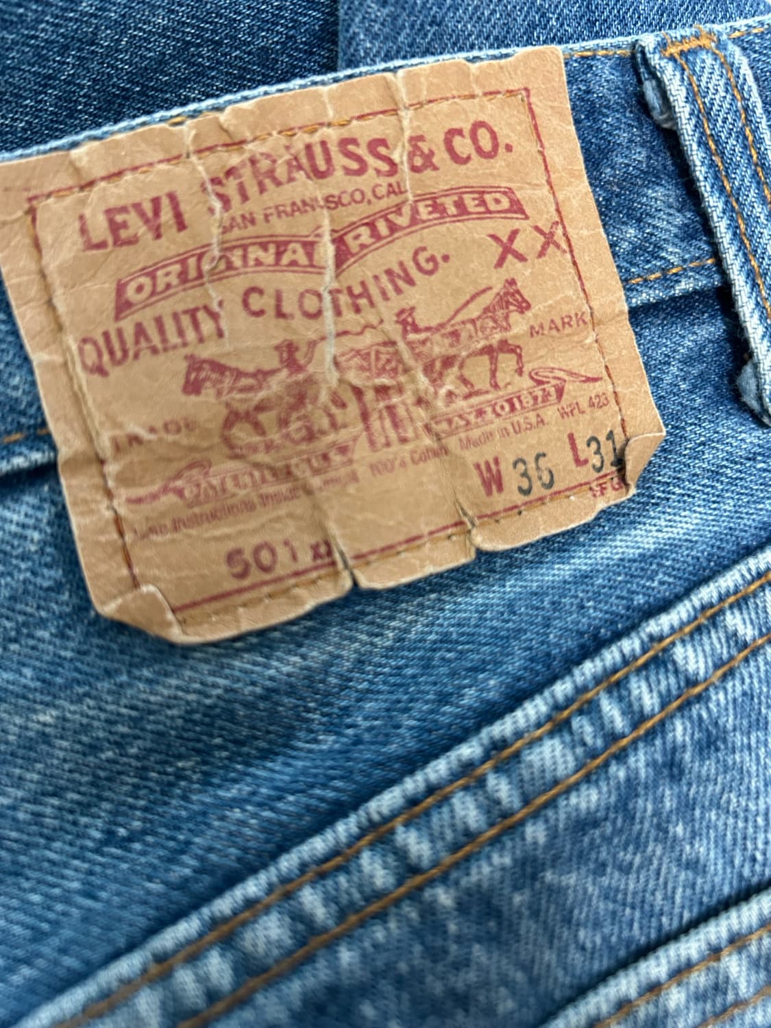 90s 빈티지 리바이스 501XX 상품이미지3