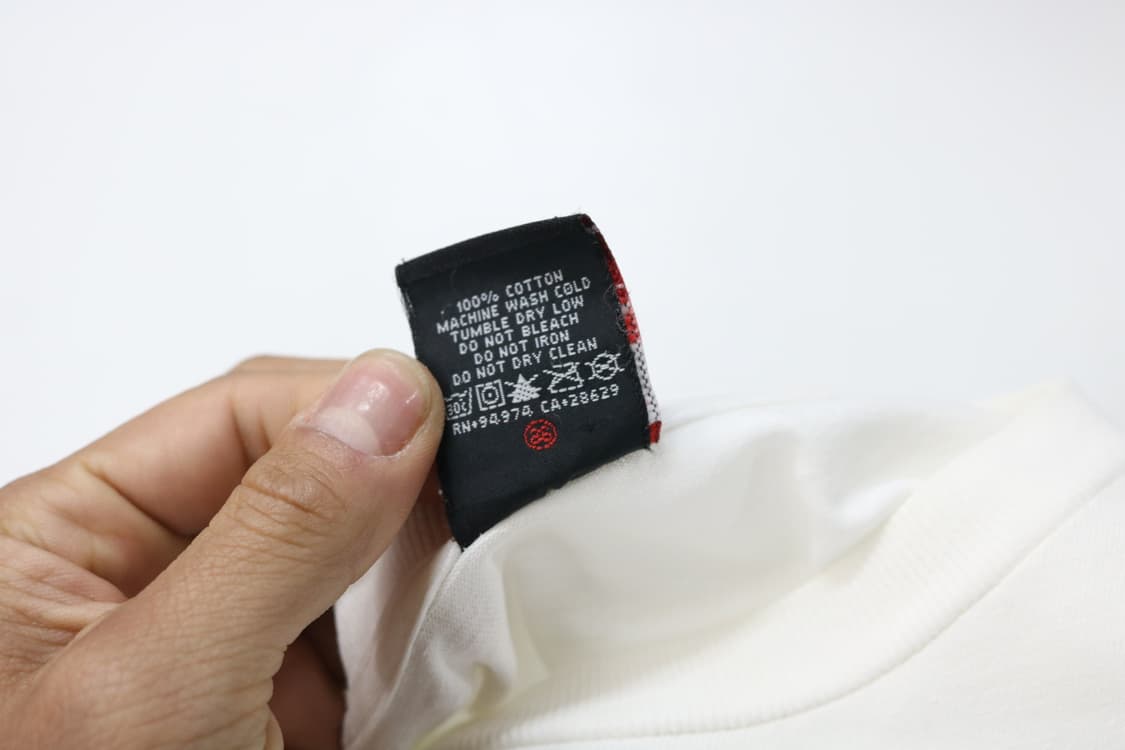 스투시 빈티지 타이거 그래픽 화이트 반팔 티셔츠 상품이미지10