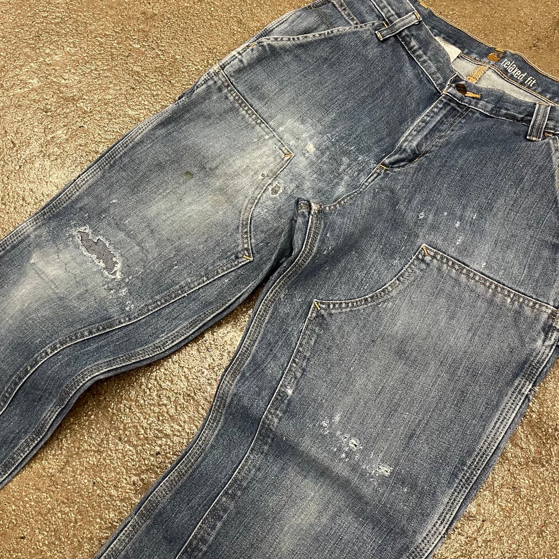 칼하트 데님 더블니 (32“) 상품이미지3