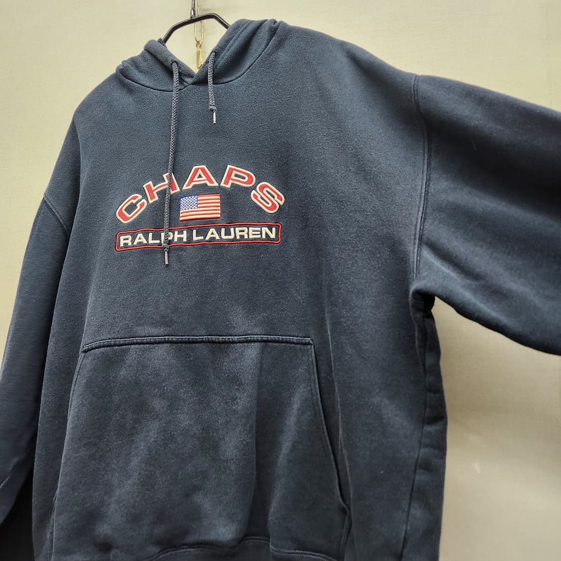 챕스 랄프로렌 성조기 빅로고 자수 후드티 L(2XL) 남여공용 상품이미지3