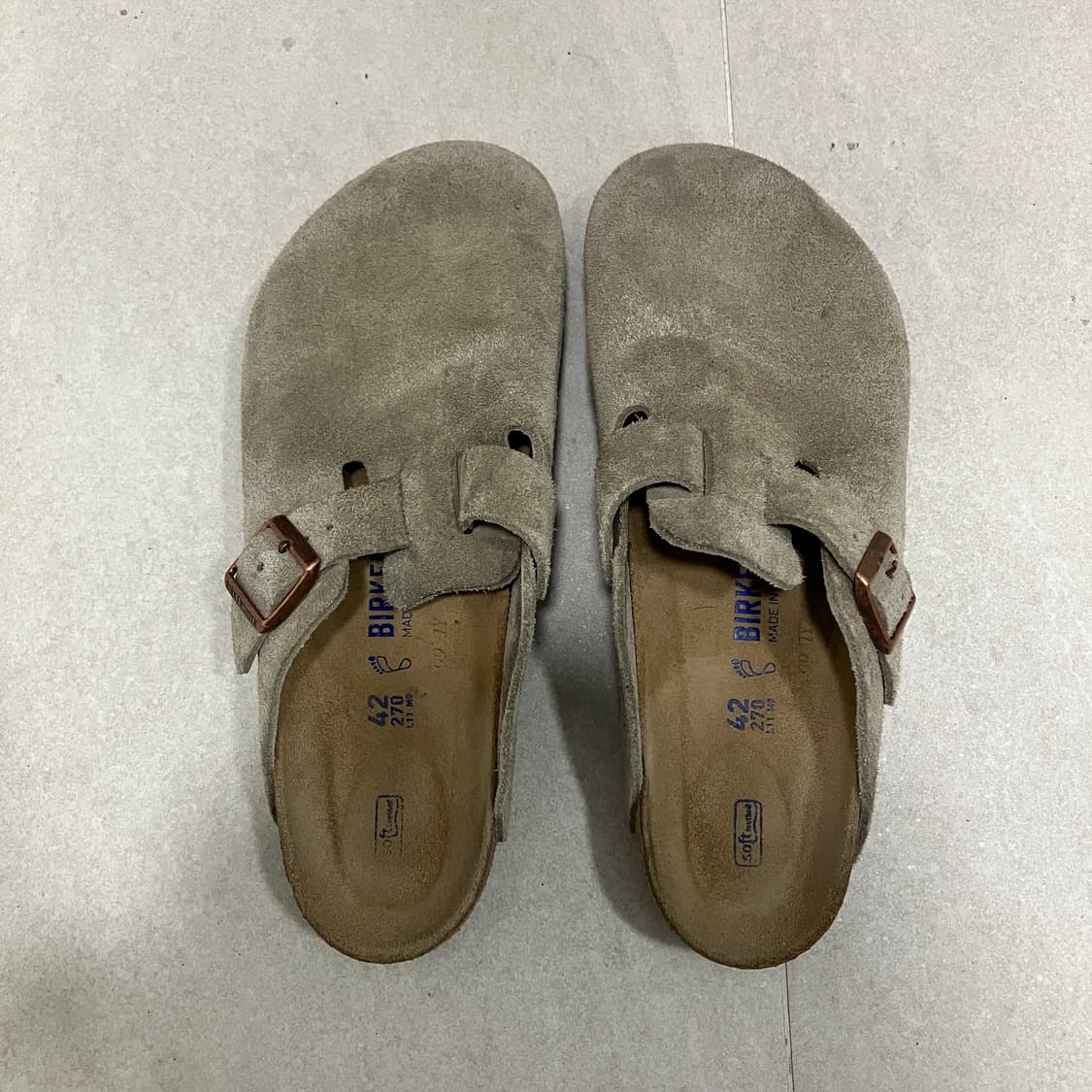 [270] 버켄스탁 보스턴 타우페 래귤러 sfb 풀박스 상품이미지1