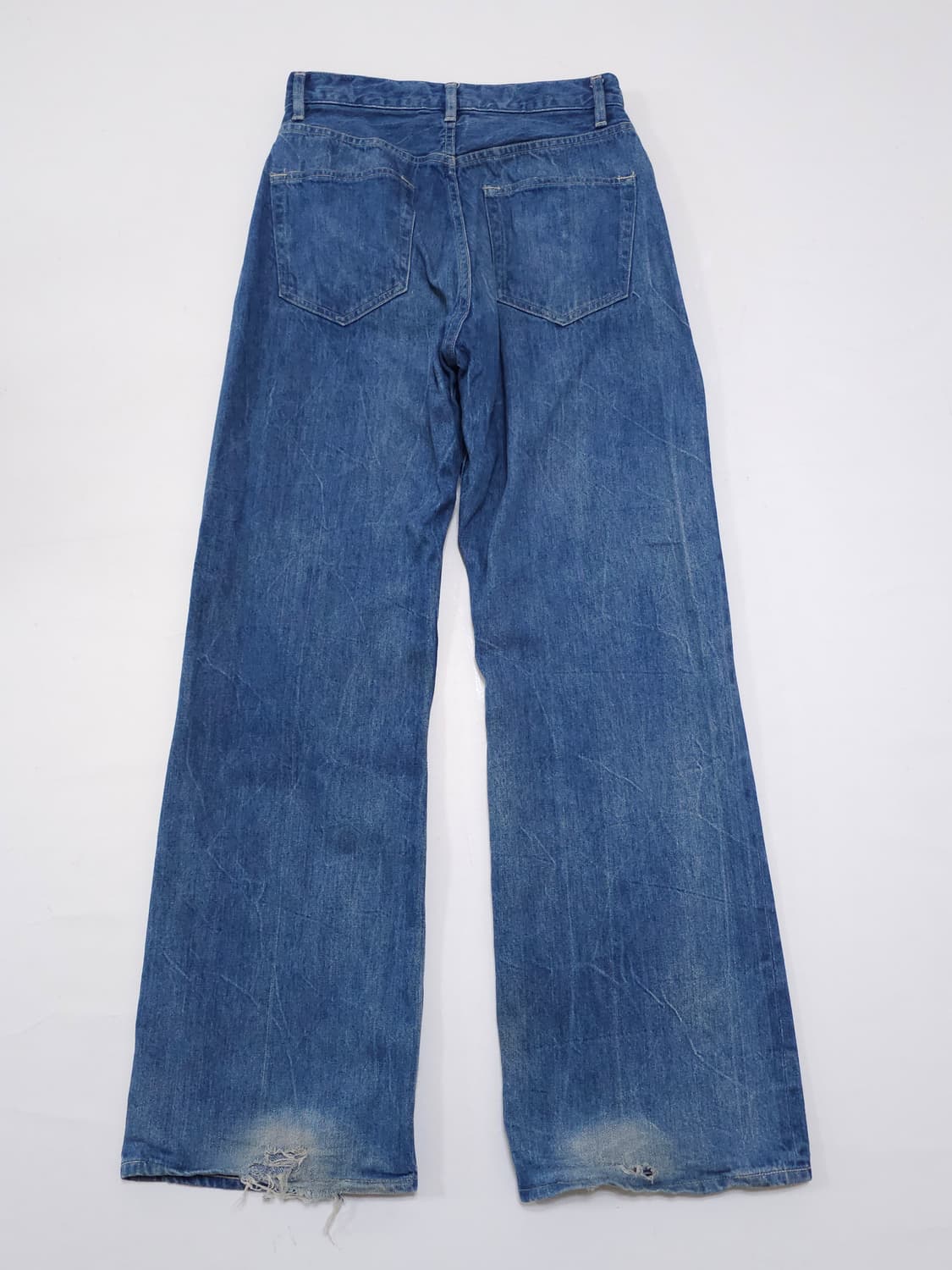 오라리 셀비지 데님 와이드 팬츠 상품이미지7