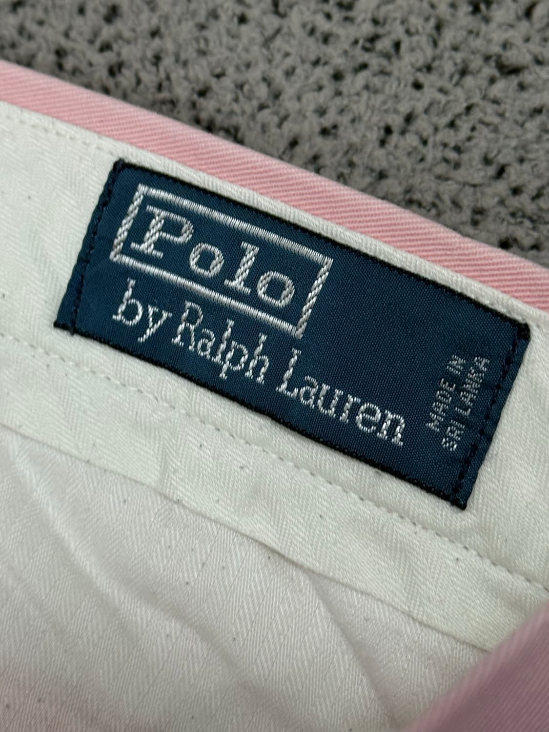 (34/33) 폴로랄프로렌 슬림핏 치노팬츠 연핑크 상품이미지5